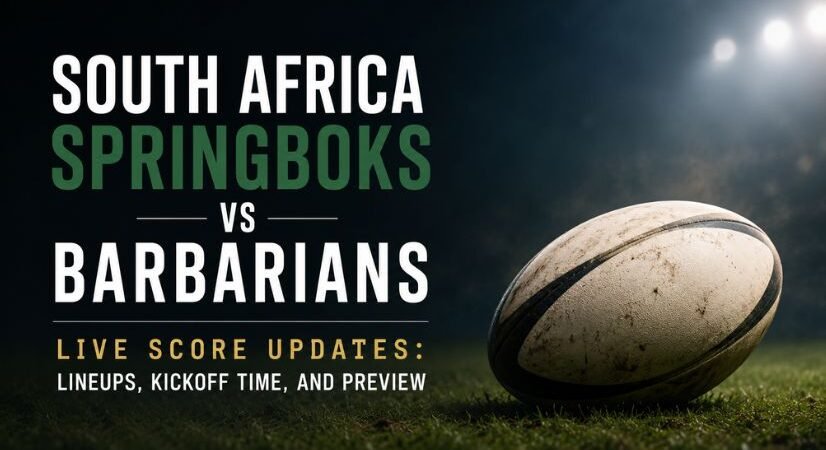 South Africa Springboks vs Barbarians Live Score Updates: Lineups, Kickoff Time, and Preview
