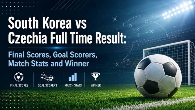 South Korea vs Czechia Full Time Result Final Scores, Goal Scorers, Match Stats and Winner