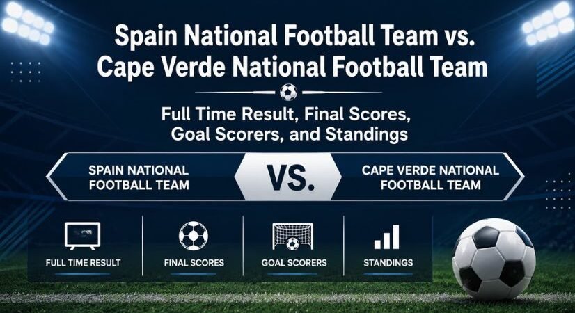 Spain National Football Team vs. Cape Verde National Football Team Full Time Result, Final Scores, Goal Scorers, and Standings
