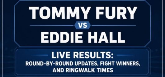 Tommy Fury vs Eddie Hall Live Results: Round-by-Round Updates, Fight Winners, and Ringwalk Times