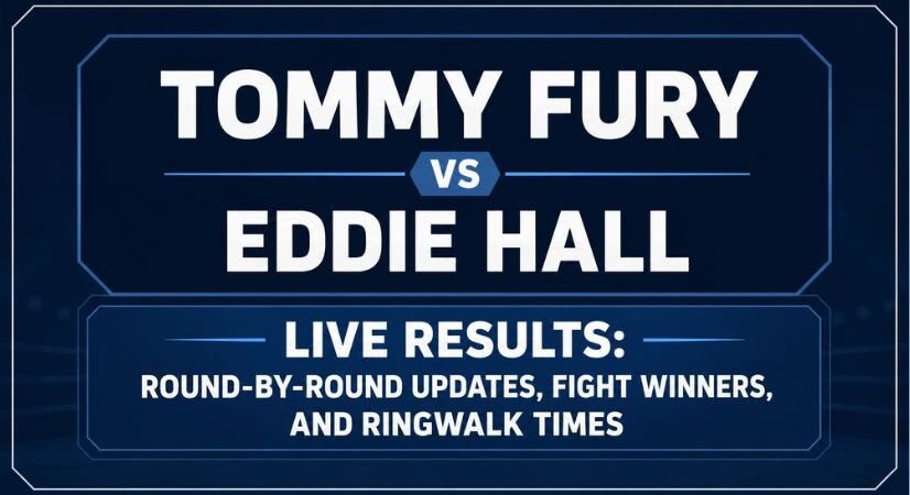 Tommy Fury vs Eddie Hall Live Results: Round-by-Round Updates, Fight Winners, and Ringwalk Times