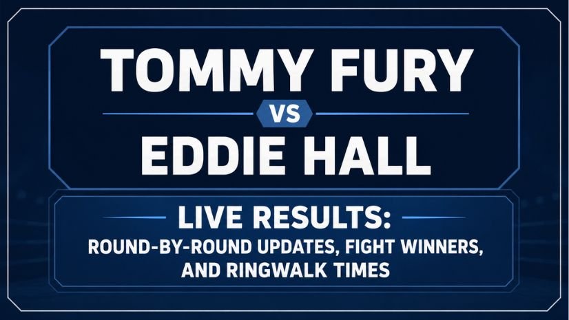 Tommy Fury vs Eddie Hall Live Results: Round-by-Round Updates, Fight Winners, and Ringwalk Times