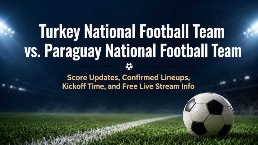 Turkey National Football Team vs. Paraguay National Football Team Score Updates, Confirmed Lineups, Kickoff Time, and Free Live Stream Info