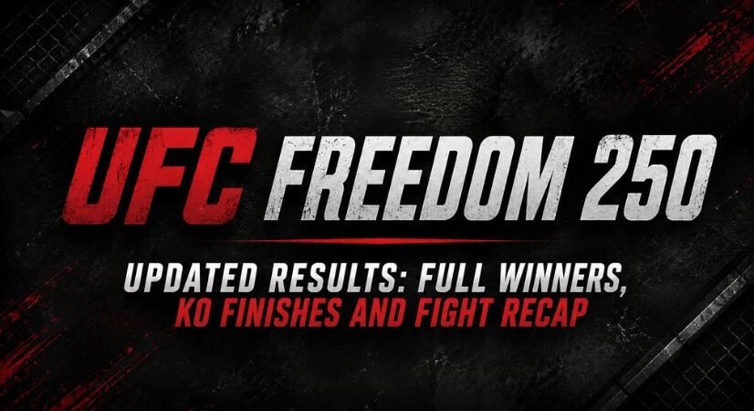 UFC Freedom 250 Updated Results: Full Winners, KO Finishes and Fight Recap