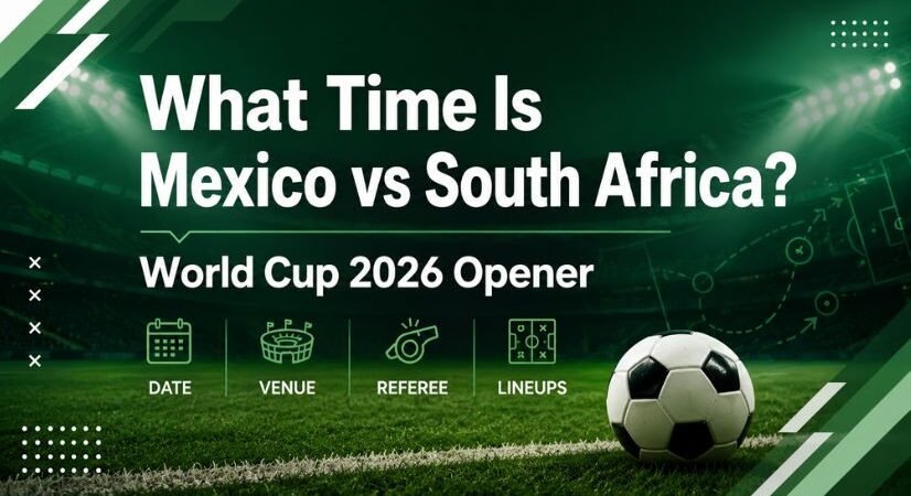 What Time Is Mexico vs South Africa? World Cup 2026 Opener Date, Venue, Referee, and Lineups