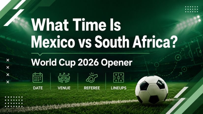 What Time Is Mexico vs South Africa? World Cup 2026 Opener Date, Venue, Referee, and Lineups