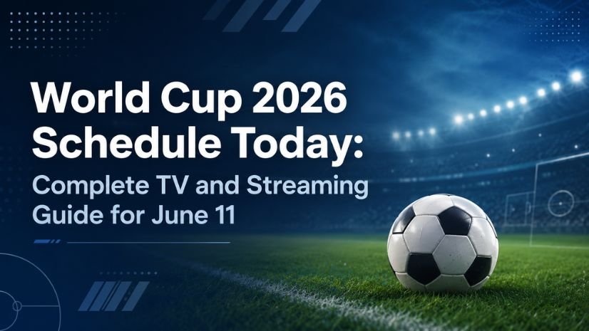 World Cup 2026 Schedule Today: Complete TV and Streaming Guide for June 11